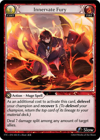 Innervate Fury / Rare / FTC (FOIL)