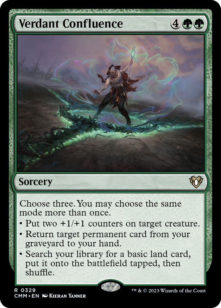 Verdant Confluence (CMM-329) - Commander Masters