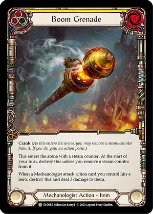 Boom Grenade (Yellow) (EVO085) - Bright Lights Rainbow Foil