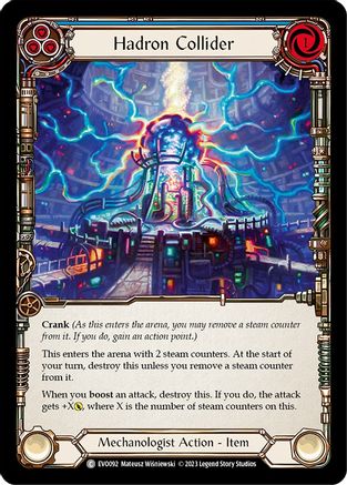 Hadron Collider (Blue) (EVO092) - Bright Lights Rainbow Foil