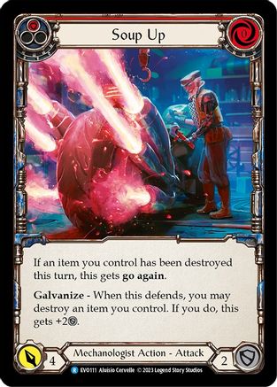 Soup Up (Red) (EVO111) - Bright Lights Rainbow Foil