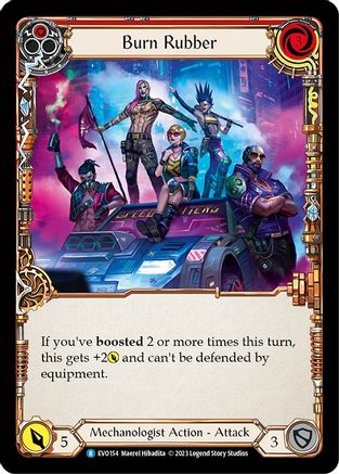 Burn Rubber (EVO154) - Bright Lights Rainbow Foil