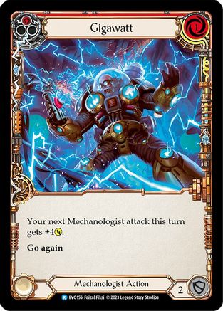 Gigawatt (Red) (EVO156) - Bright Lights Rainbow Foil