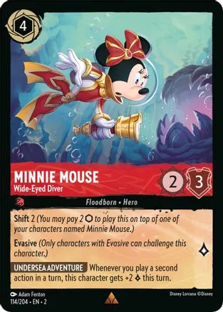 Minnie Mouse - Wide-Eyed Diver / Rare / LOR2