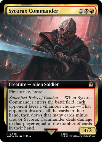 Sycorax Commander (Extended Art) / WHO