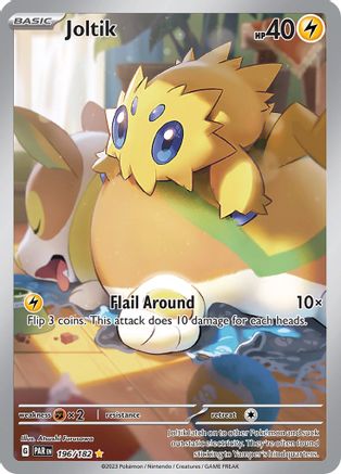 Joltik 196/182  - Holofoil SV04 Paradox Rift - Illustration Rare