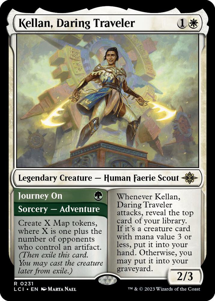 Kellan, Daring Traveler / Rare / LCI (FOIL)