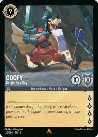 Goofy - Knight for a Day / Rare / LOR2