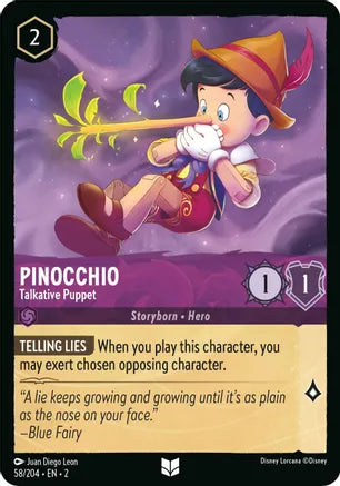 Pinocchio - Talkative Puppet / Uncommon / LOR2