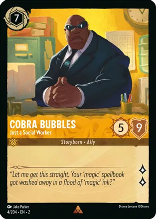 Cobra Bubbles - Just a Social Worker / Rare / LOR2