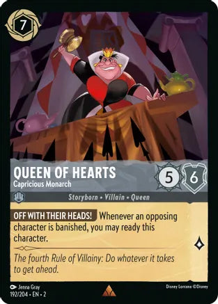 Queen of Hearts - Capricious Monarch / Rare / LOR2