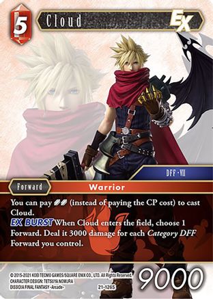 Cloud EX (21-126S) - Beyond Destiny Foil