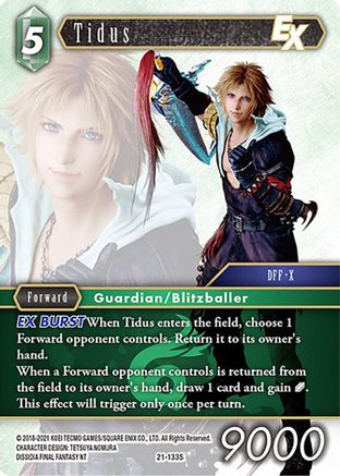 Tidus EX (21-133S) - Beyond Destiny Foil