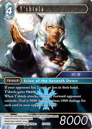 Y'shtola (21-036H) - Beyond Destiny Foil