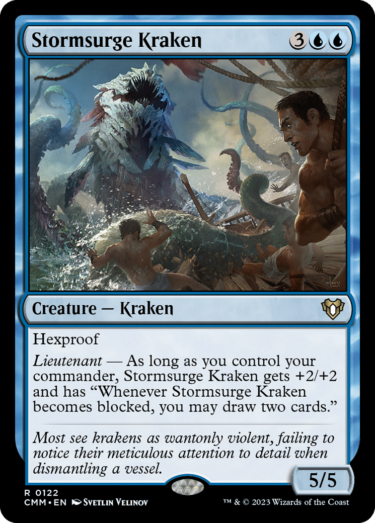 Stormsurge Kraken (CMM-122) - Commander Masters