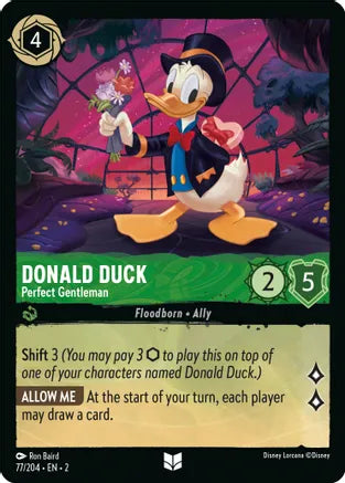 Donald Duck - Perfect Gentleman / Uncommon / LOR2 (FOIL)