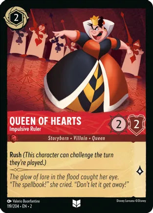 Queen of Hearts - Impulsive Ruler / Uncommon / LOR2