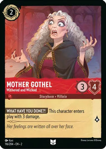 Mother Gothel - Withered and Wicked / Uncommon / LOR2