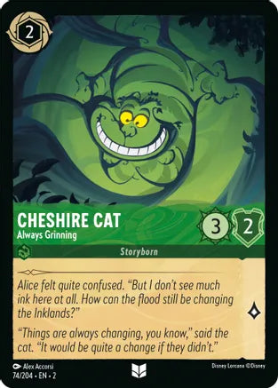 Cheshire Cat - Always Grinning / Uncommon / LOR2