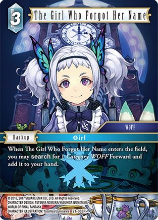 The Girl Who Forgot Her Name (21-033R) - Beyond Destiny