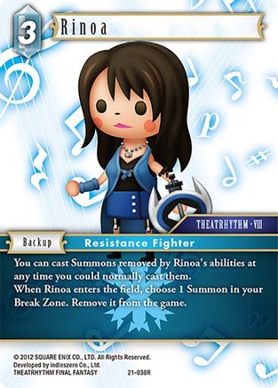 Rinoa (21-038R) - Beyond Destiny Foil