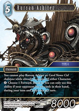 Rursan Arbiter (21-040R) - Beyond Destiny