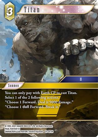 Titan (21-071H) - Beyond Destiny Foil