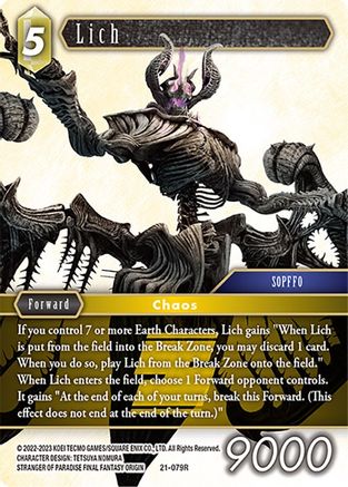 Lich (21-079R) - Beyond Destiny Foil