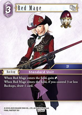 Red Mage - 082C (21-082C) - Beyond Destiny Foil