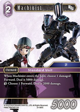 Machinist (21-087C) - Beyond Destiny