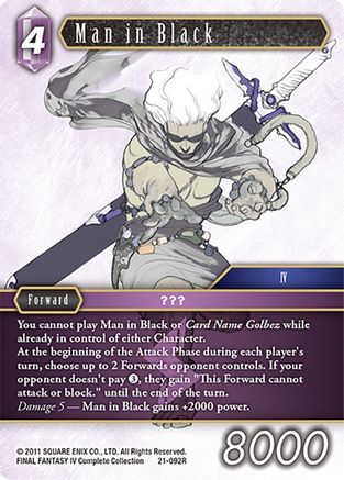 Man in Black (21-092R) - Beyond Destiny