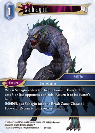 Sahagin (21-105C) - Beyond Destiny Foil