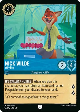 Nick Wilde - Wily Fox / Uncommon / LOR2