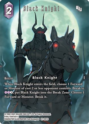 Black Knight (Full Art) (21-091C) - Beyond Destiny Foil