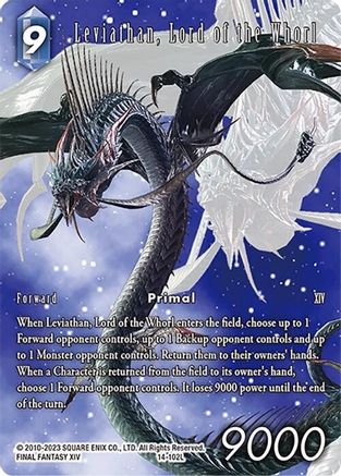 Leviathan, Lord of the Whorl (Full Art) (14-102L) - Beyond Destiny Foil