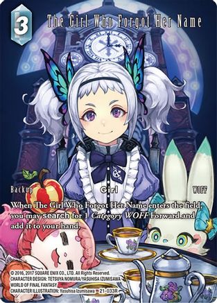 The Girl Who Forgot Her Name (Full Art) (21-033R) - Beyond Destiny Foil