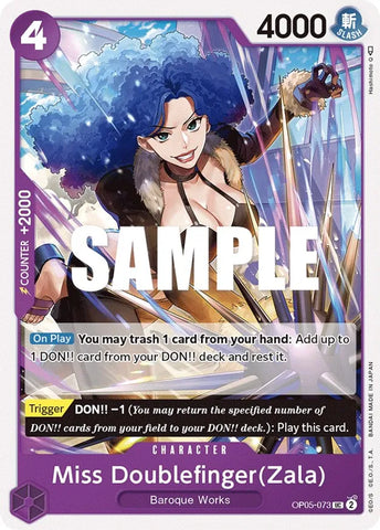 Miss Doublefinger(Zala) / Uncommon / OP05