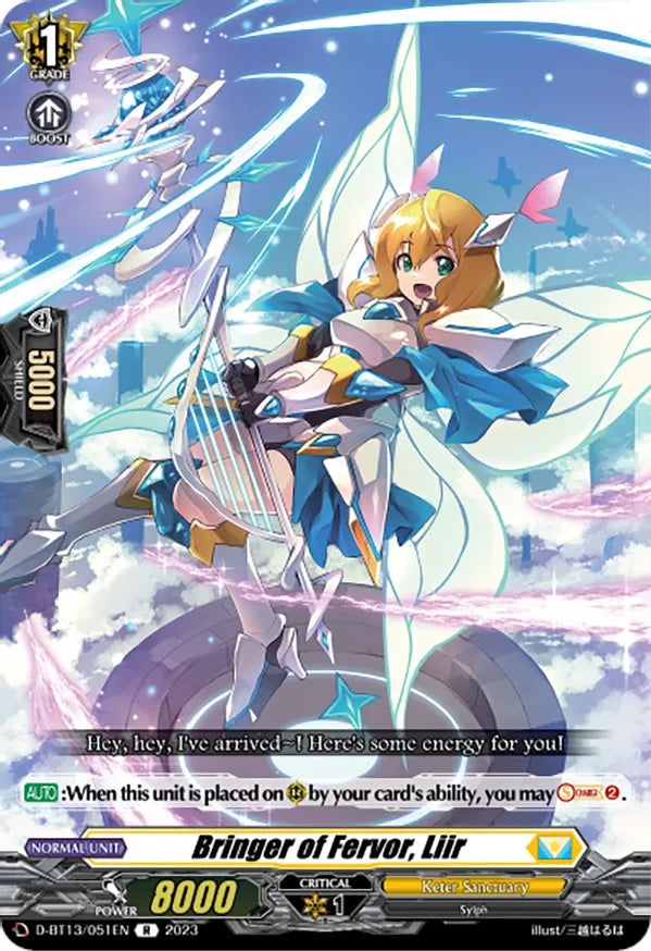 Bringer of Fervor, Liir / Rare / D-BT13