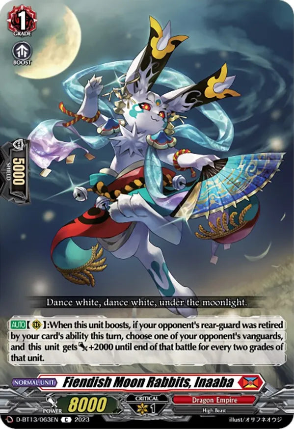 Fiendish Moon Rabbits, Inaaba / Common / D-BT13