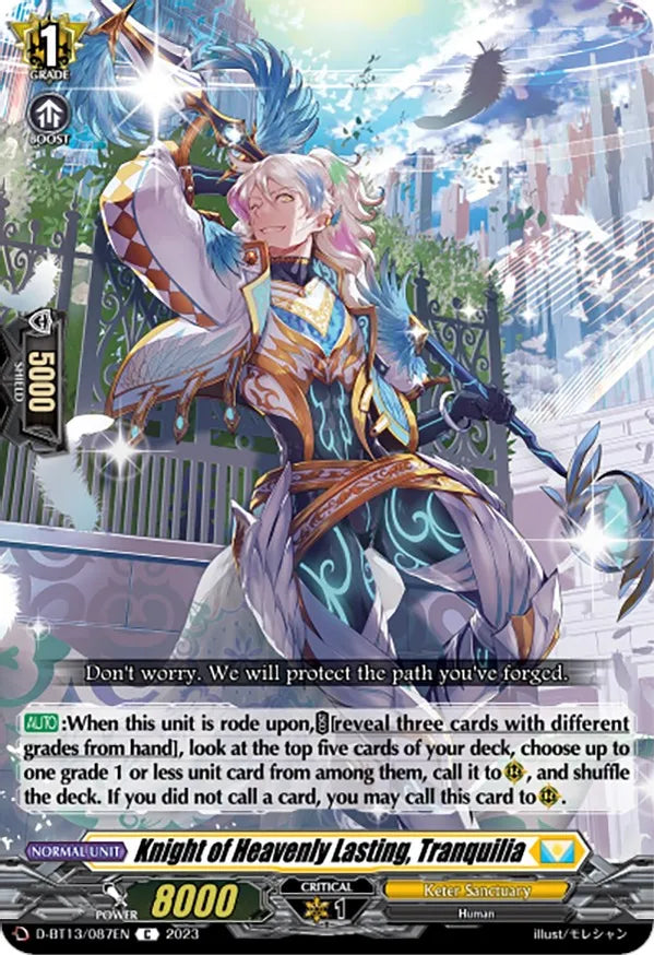 Knight of Heavenly Lasting, Tranquilia / Common / D-BT13