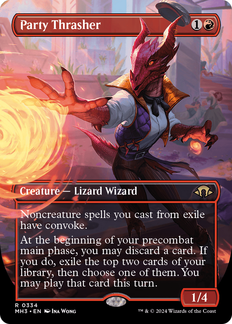 Party Thrasher (MH3-334) - Modern Horizons 3 (Borderless)