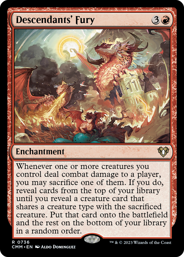 Descendants' Fury (CMM-736) - Commander Masters