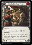 Stacked in Your Favor (BLUE) / Rare / HVY (FOIL)