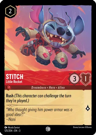 Stitch - Little Rocket / Common / LOR3 (FOIL)