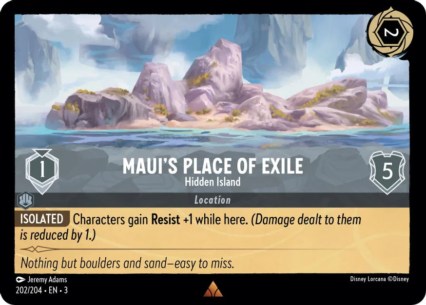 Maui's Place of Exile - Hidden Island / Rare / LOR3