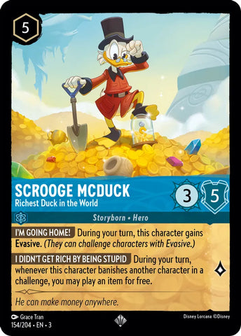 Scrooge McDuck - Richest Duck in the World / Super Rare / LOR3