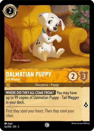 Dalmatian Puppy - Tail Wagger (4a/204) / Common / LOR3
