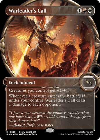 Warleader's Call (Showcase) / Rare / MKM