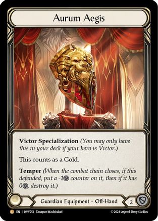 Aurum Aegis (HVY051) - Heavy Hitters Rainbow Foil