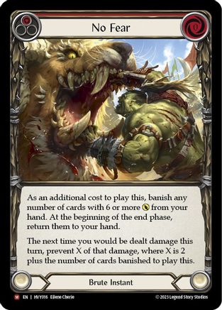 No Fear (HVY016) - Heavy Hitters Rainbow Foil